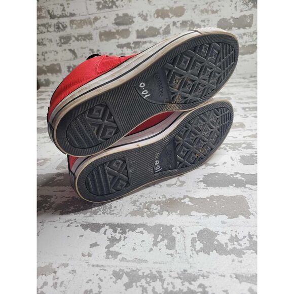 3622 Converse Chuck Taylor All Star Red Thick‎ Canvas Hi-Tops Men's 12 - Picture 6 of 8